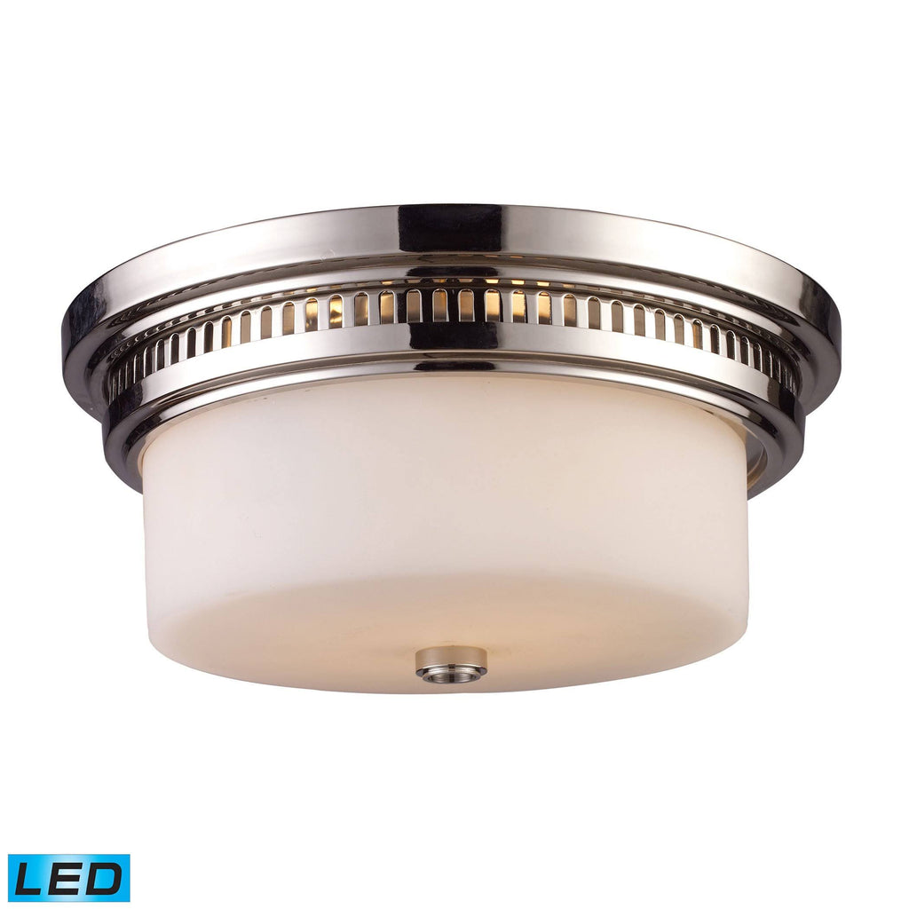 Polished Nickel LED Flush Mount V66526