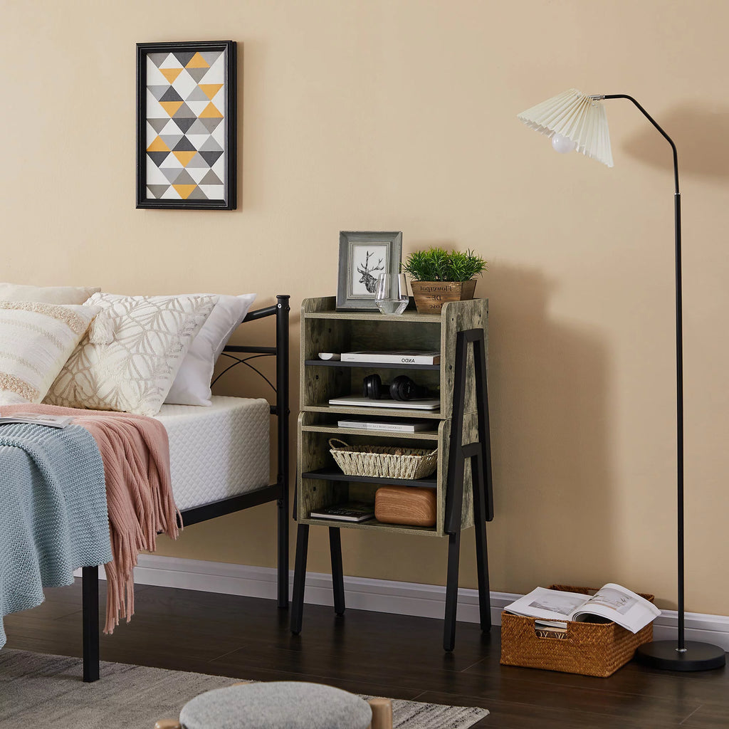 3-Piece Bed Frame and 2 Nightstand Set D9456