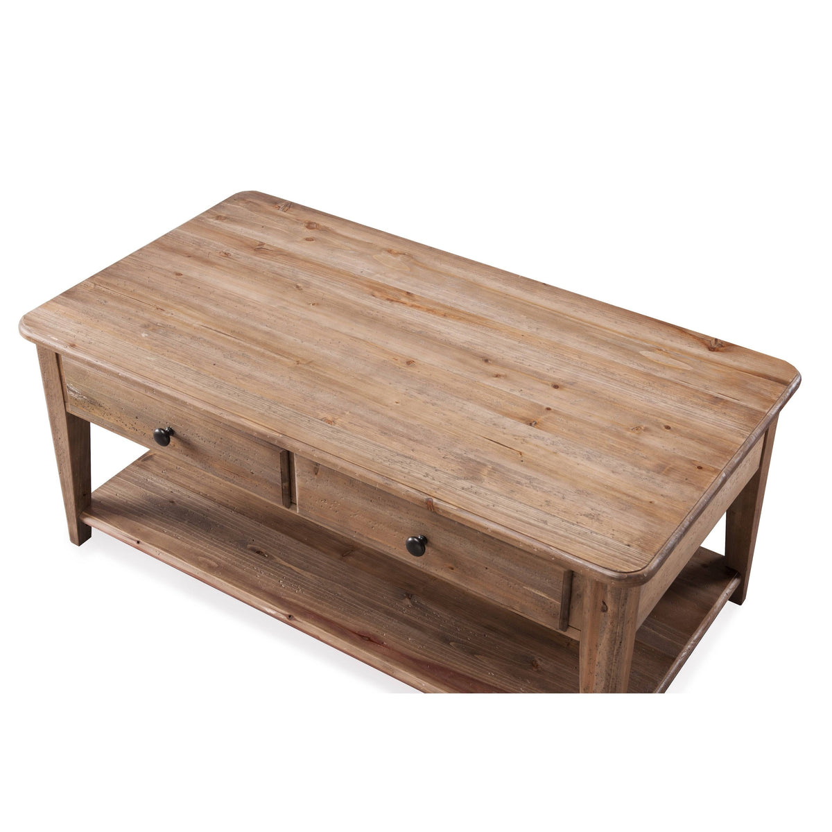Rectangular Condo Cocktail Table with Casters, Brown G93600