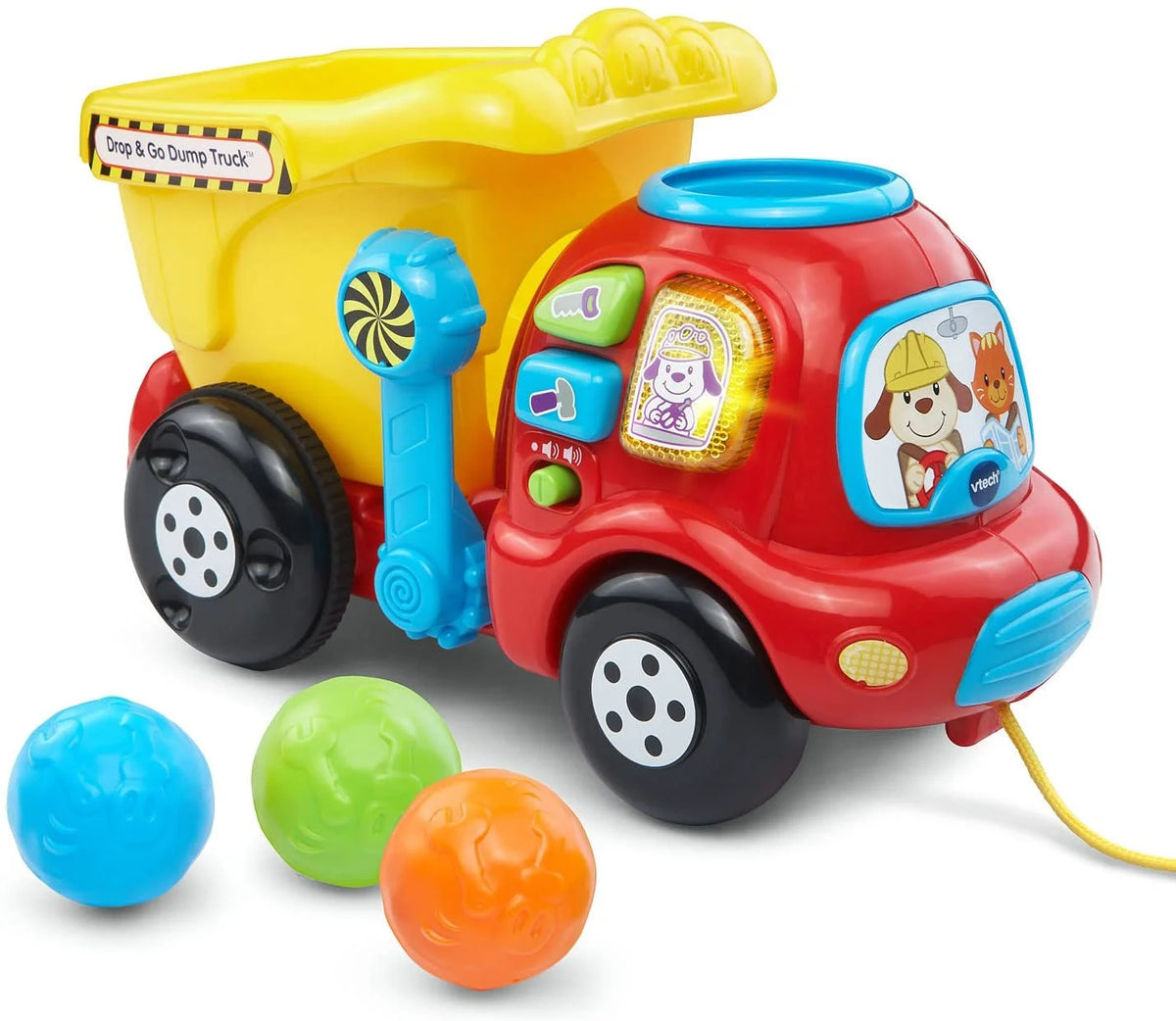 Yellow Dump Truck A555