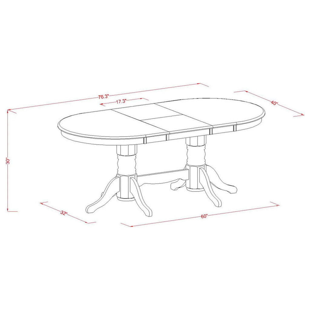 7 Piece Wood Dining Set A268412
