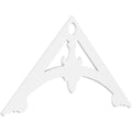 72 inch W x 36 inch H x 1 inch P PVC Gable Pediment B468