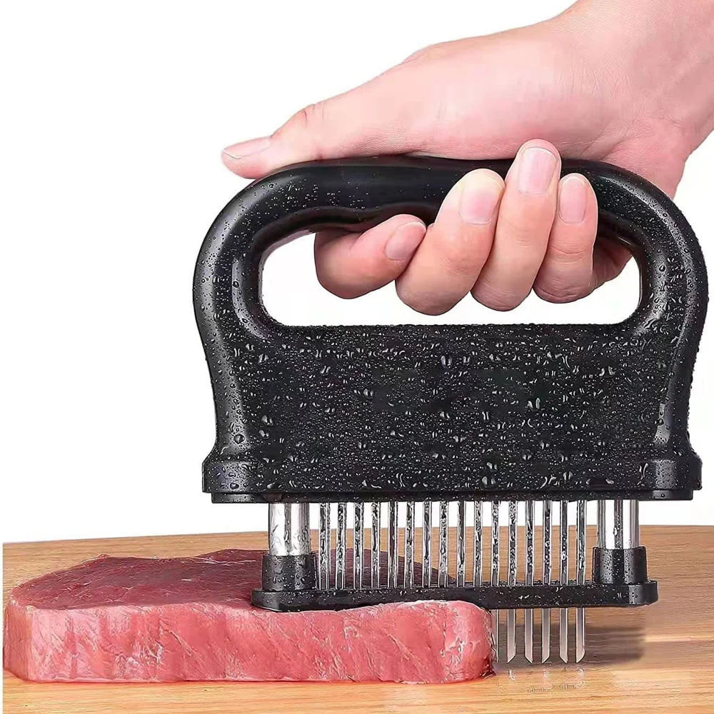 Meat Tenderizer Tool with 48 Stainless Steel Needle Blades B516