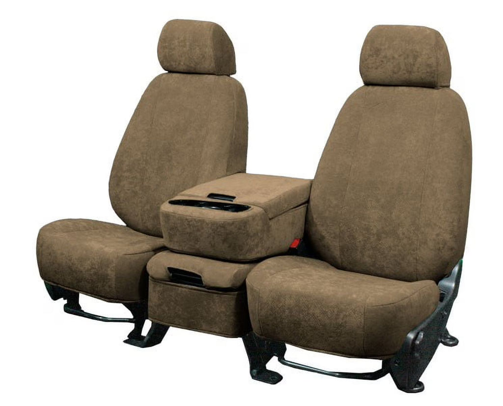 Beige Insert and Trim SuperSuede Seat Covers L719