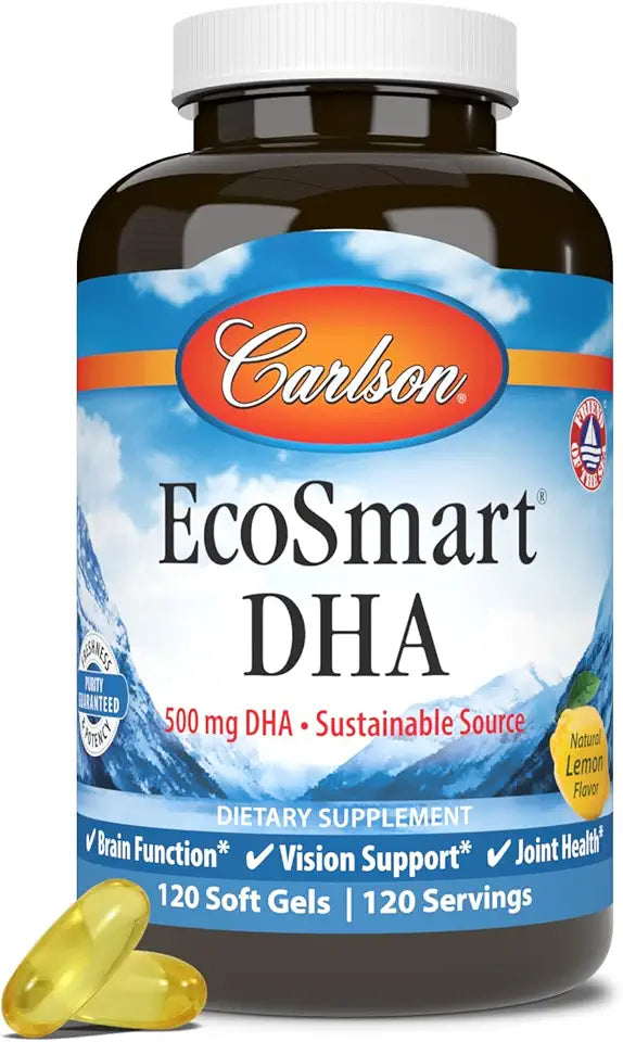 500 mg DHA Lemon 120 Softgels M3586