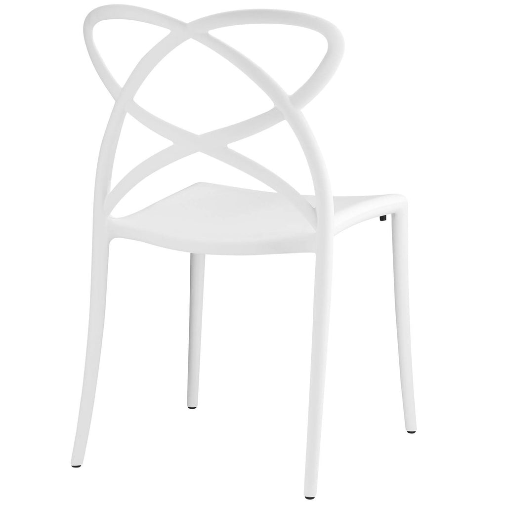 White Dining Side Chair Y9004