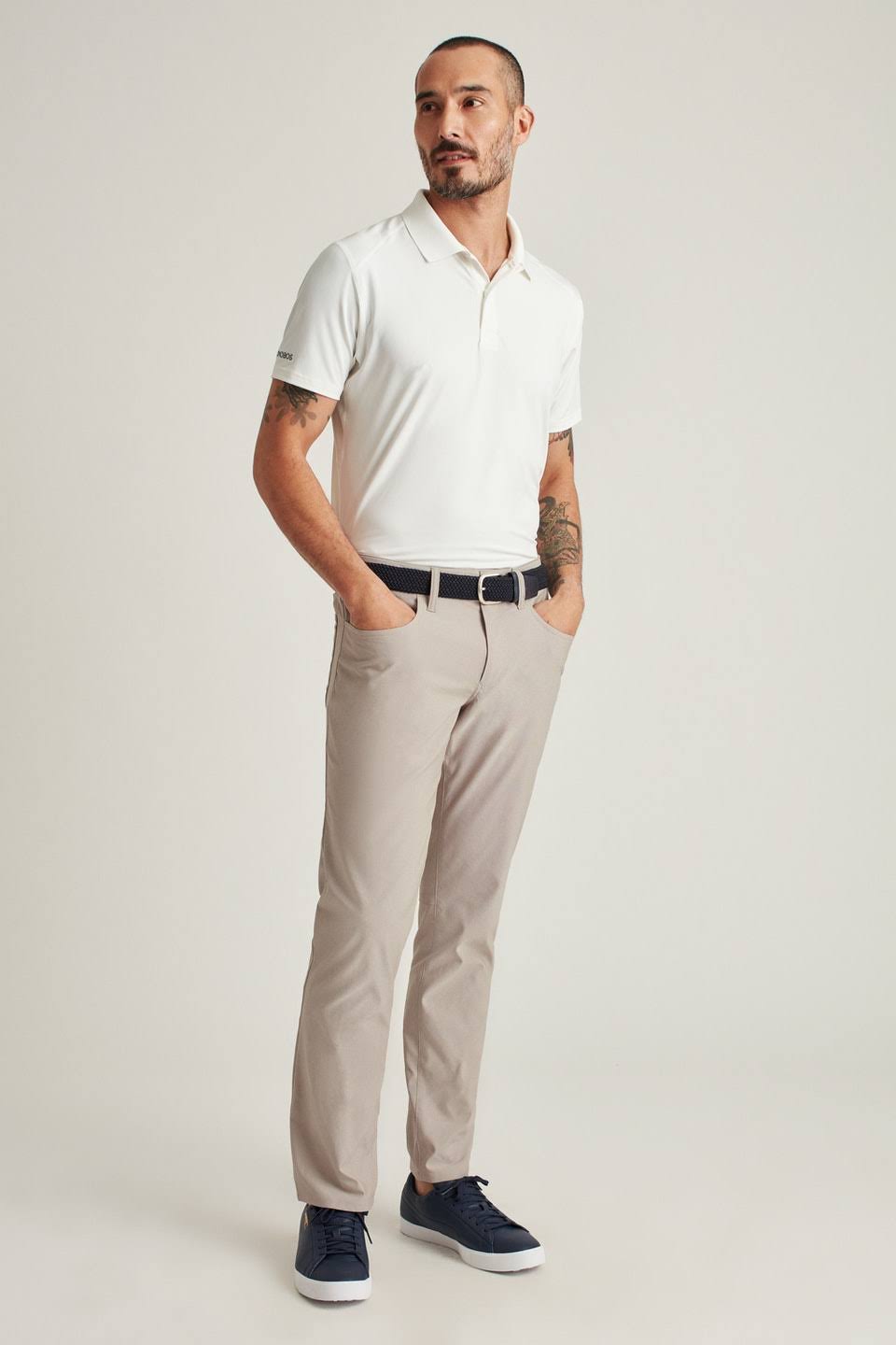 Heather Khaki 5-Pocket Golf Pant Z599