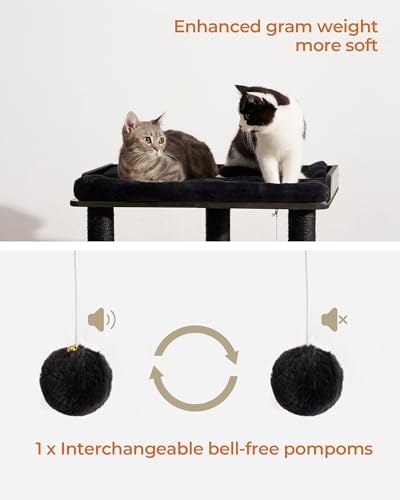 3-Tier Cat Tree Tower Condo with Sisal Scratching Posts F308