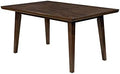 Rectangle Wood Dining Table in Walnut L808