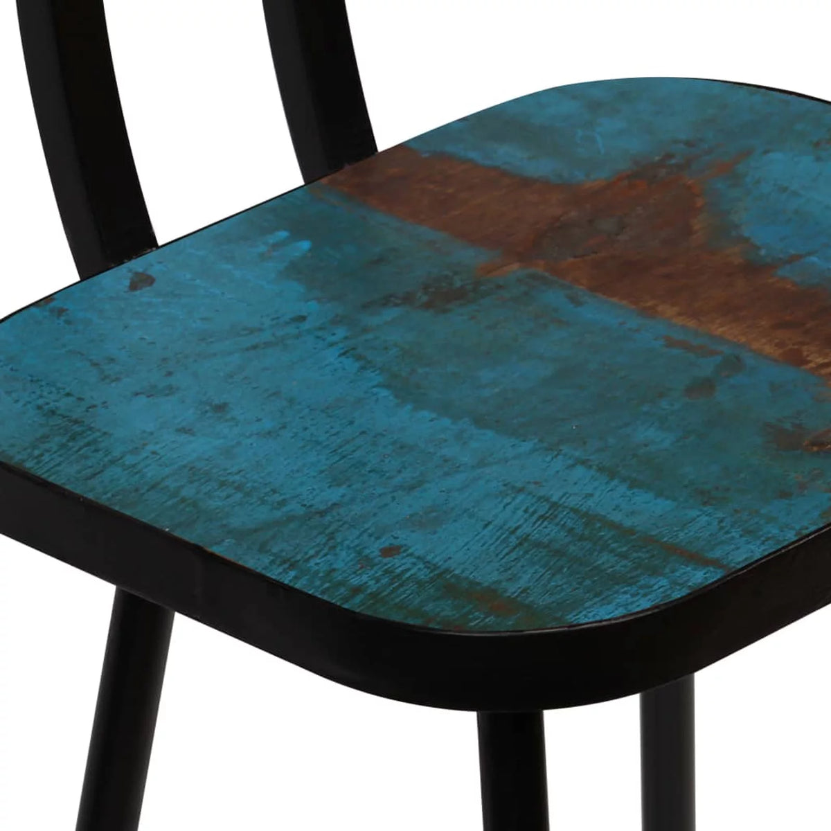 Solid Reclaimed Wood Bar Stools 4 pcs G337587