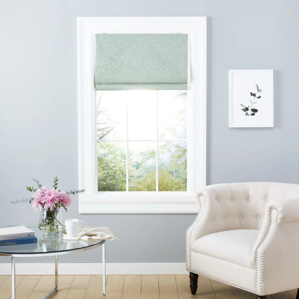 Sage 27"x 64" Blackout Roman Shade Z4841