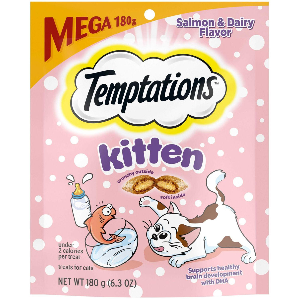 Crunchy and Soft Kitten Treats Dairy Flavor A187130