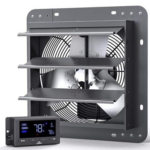 Wall Mounted Shutter Exhaust Fan with Variable Speed W45331