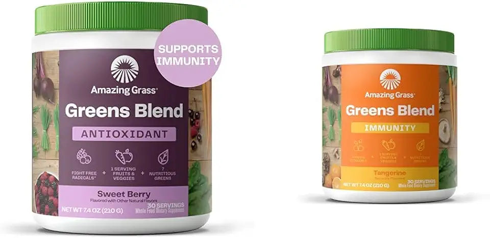 Super Greens Powder Smoothie Mix with Organic Spirulina S397494