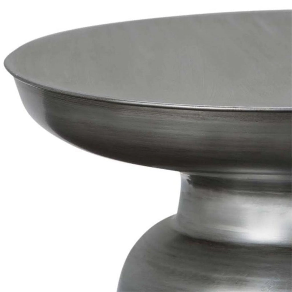 Silver Metal Accent Side Table A904807
