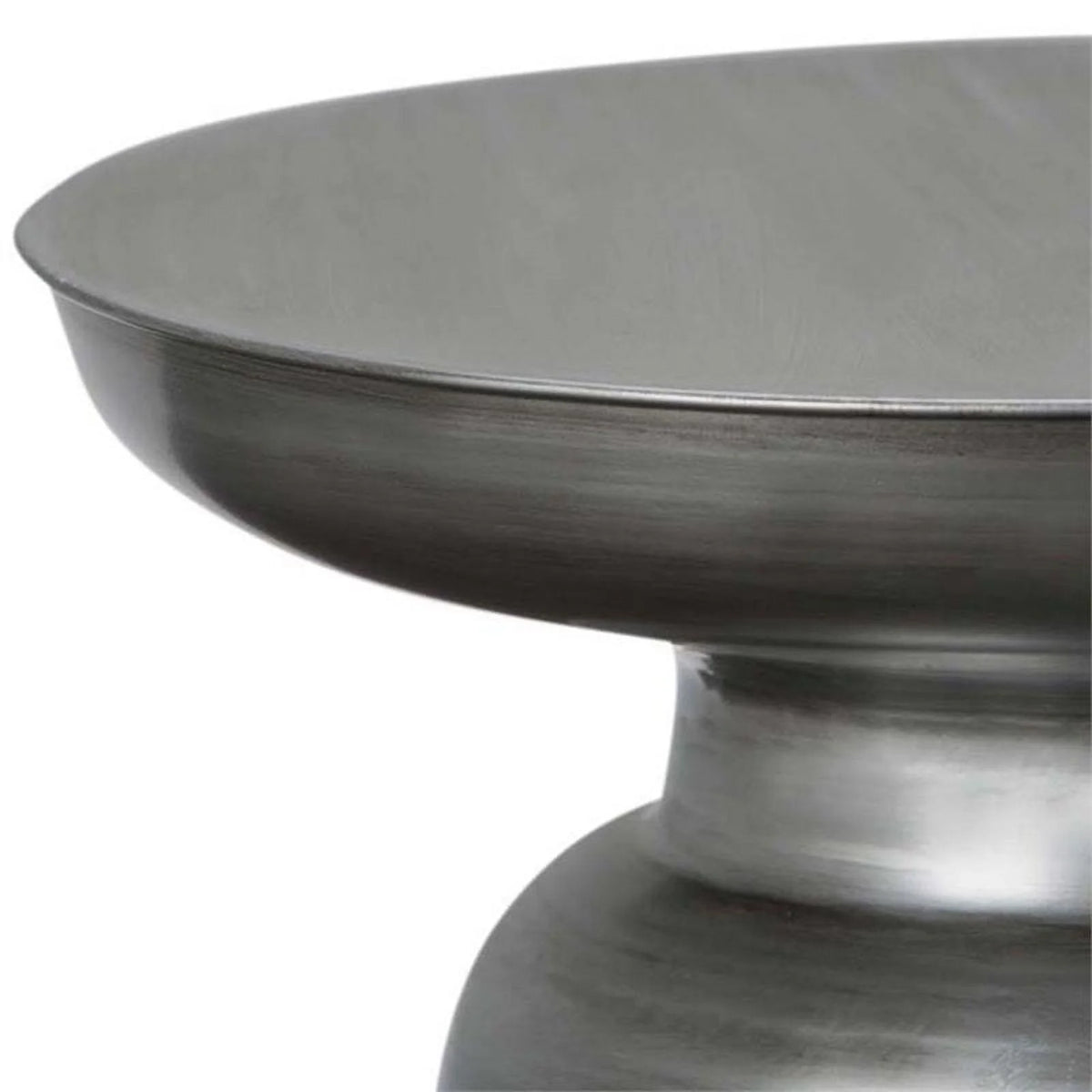 Silver Metal Accent Side Table A904807
