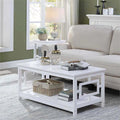White Wood Coffee Table I247234