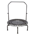39" Fitness Trampoline with Handle Bar and 30 Adjustable Bungees I693985