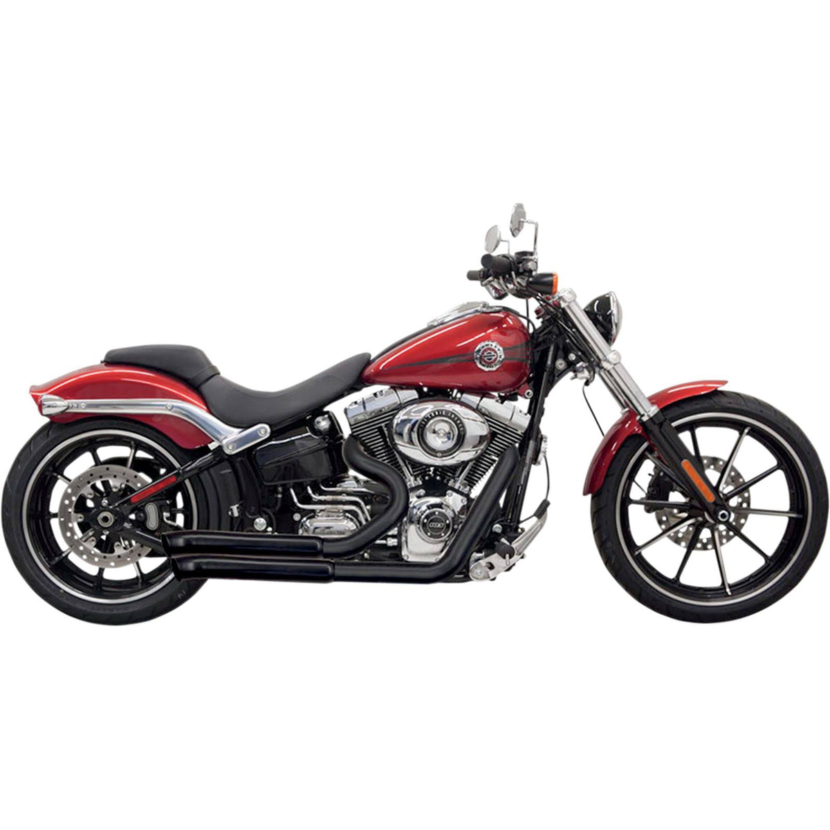 Black Turn-Out Exhaust Y113