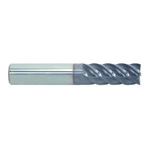 5 Flute 45 Degrees Helix TiAlN Coated Solid Carbide Single End Mill F33785