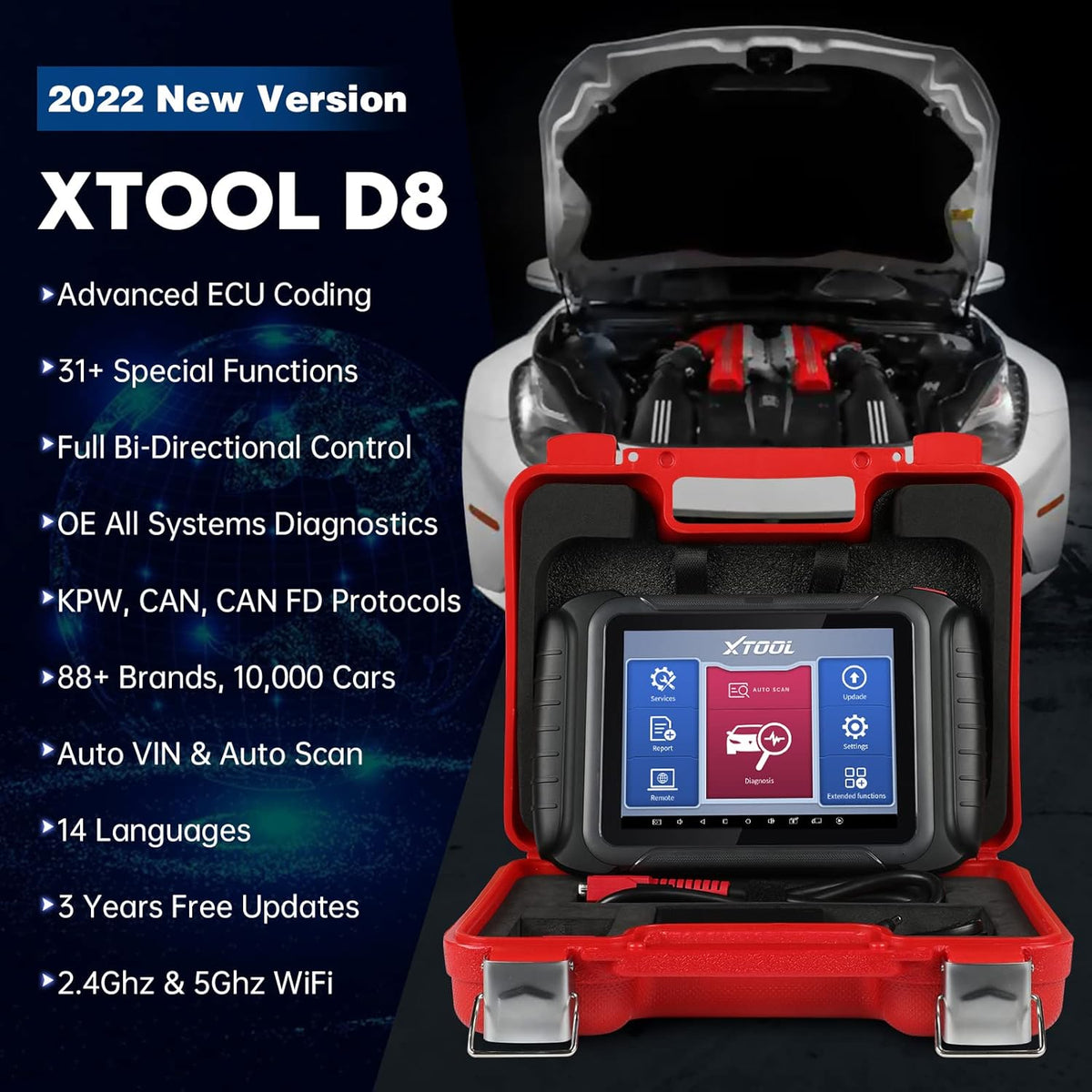 Diagnostic Scan Tool with Bi-Directional Control K835