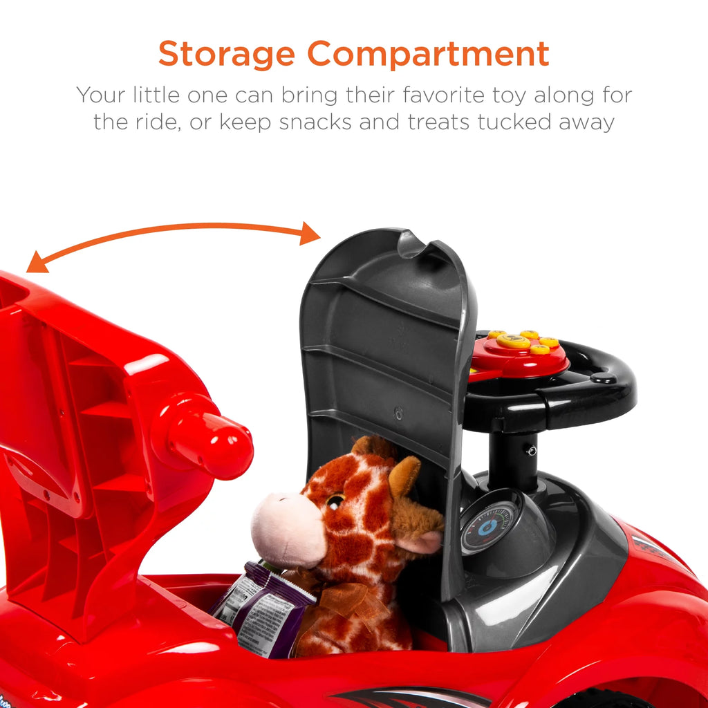 3-in-1 Kids Push and Pedal Ride On Wagon Stroller V682
