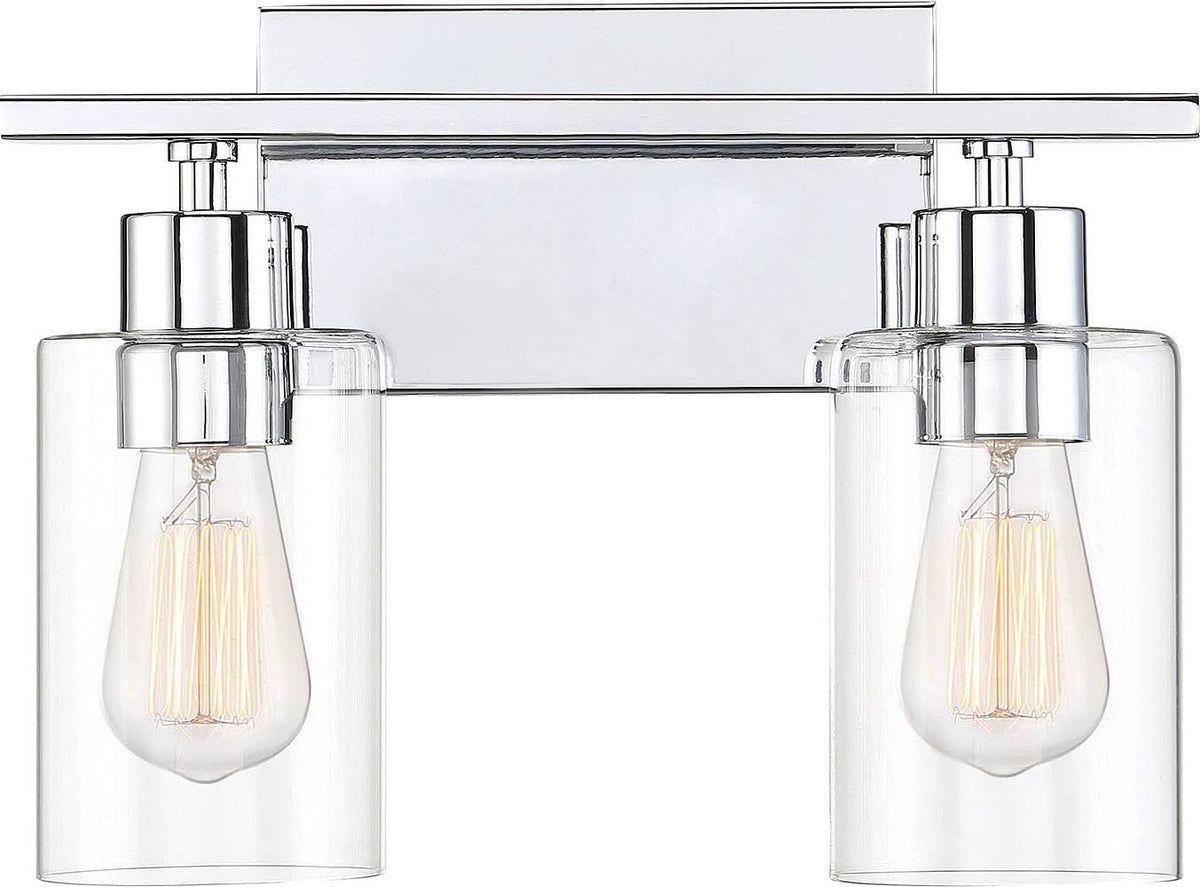 Polished Chrome 2 Light Bath Bar O111