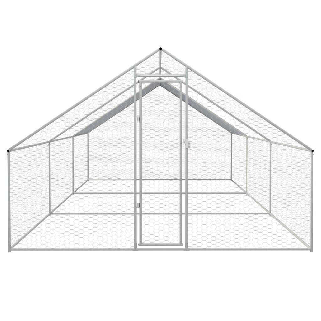 Galvanized Steel Chicken Cage Z68785