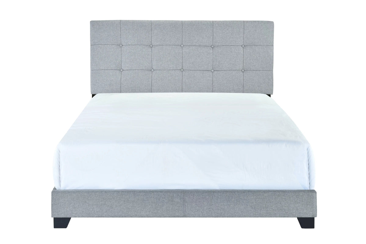 Gray Queen Panel Bed A315392