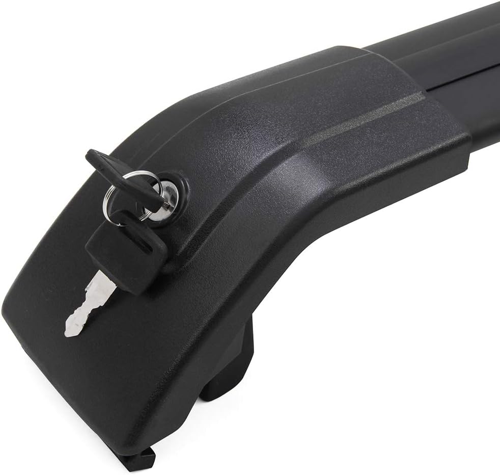 Black Cross Bars Roof Rack Side Rails V350