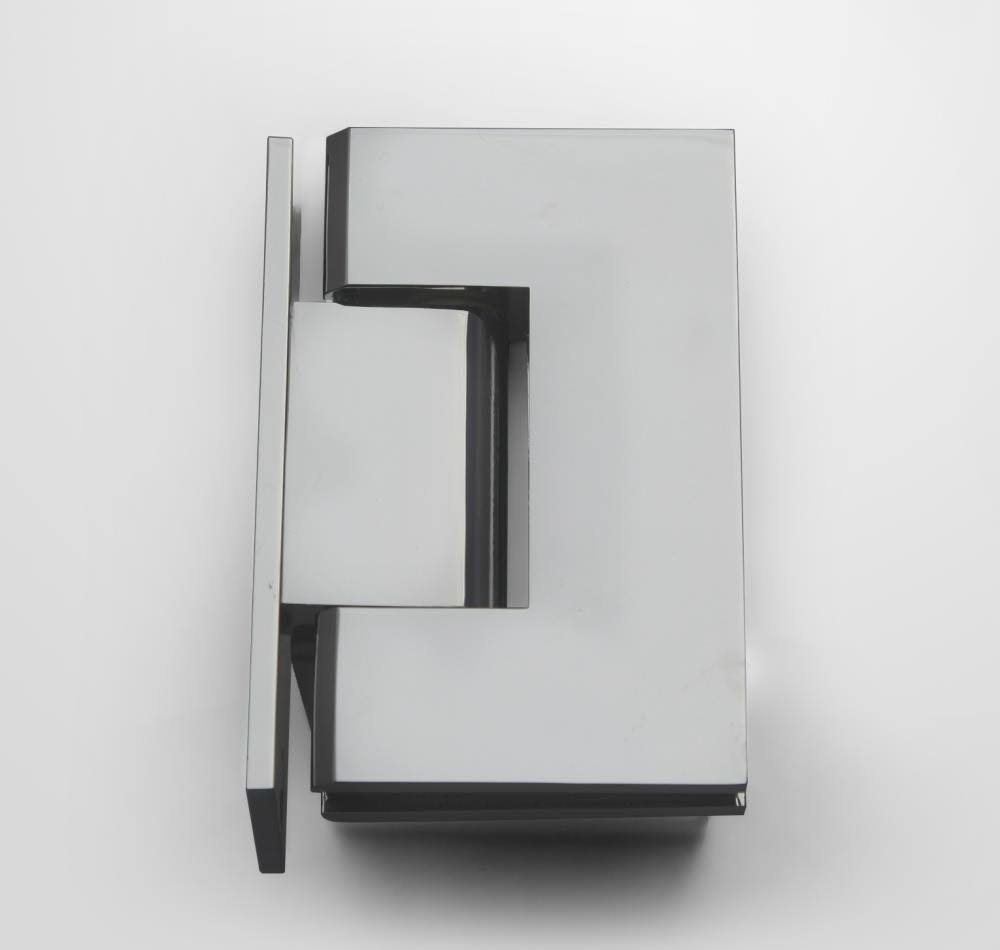 36.25x22 W x 78x22 H Hinged Frameless Shower Door Chrome J9551